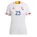 Fotballdrakt Dame Belgia Michy Batshuayi #23 Bortedrakt VM 2022 Kortermet